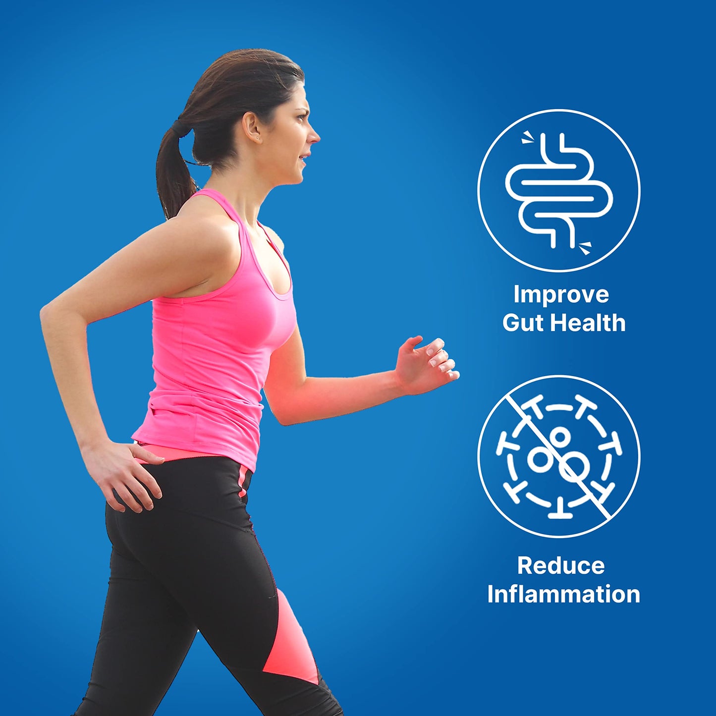 Aliness Sodium Butyrate 100 Capsules 550mg - Gut Health Supplements with Microcapsule Technology - IBS Relief Supplement for Men & Women - (Butyric Acid)