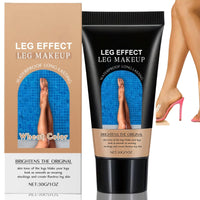 SingHao Leg Makeup Waterproof No Transfer,Vein Cover-Up Cream,Leg Makeup Cover Concealer,Long Lasting Leg and Body Scar Cover Up,Concealer Full Coverage,Body Foundation for Legs,Body Make Up(Wheat Color)