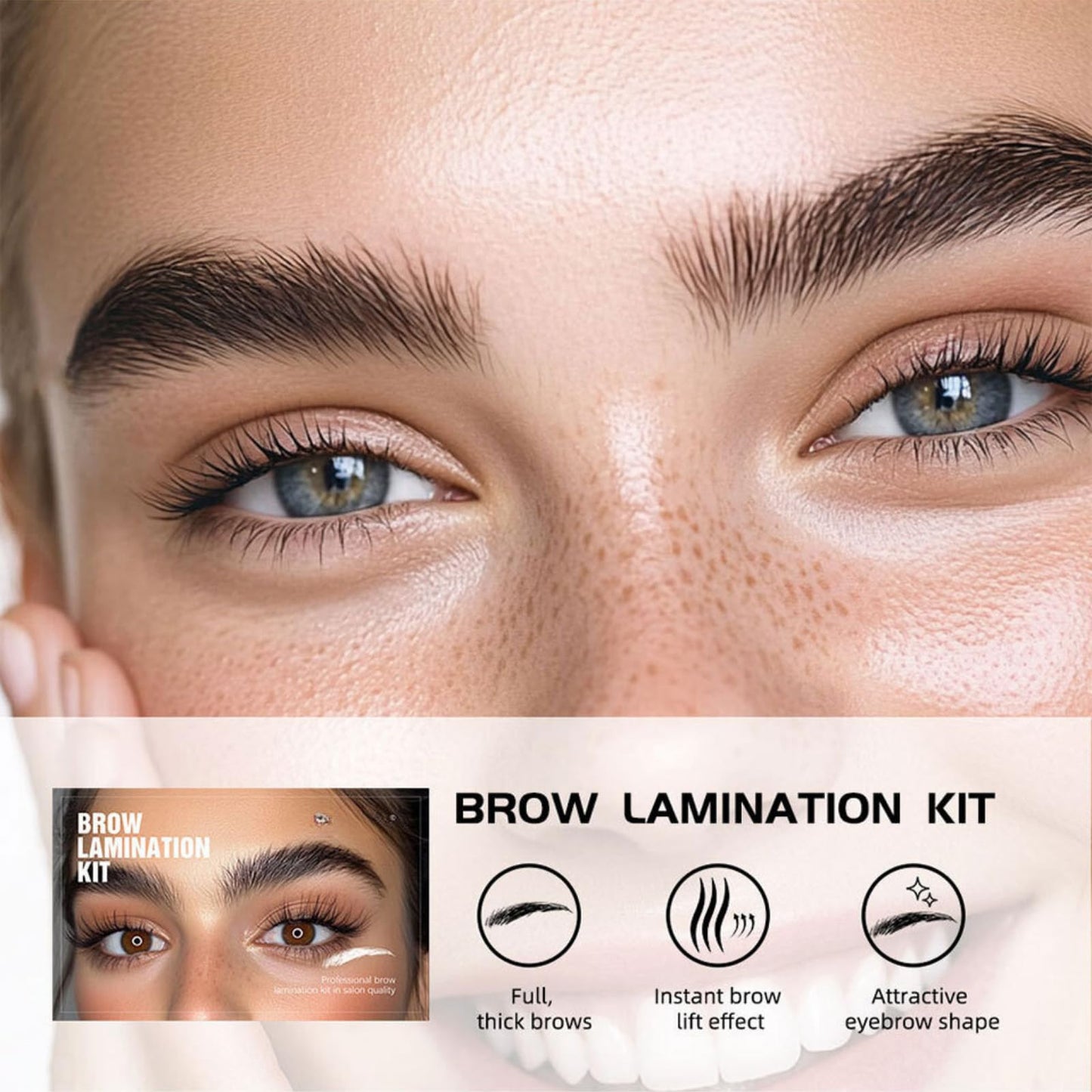 Brow Lamination Kit Premium Eyebrow Lamination Kit With Keratin Premium Eyebrow Lift Set Shaping For 3d Natural Fuller Thicker Wild Eyebrows 6 Weeks Long Lasting Results Professional Salon Results