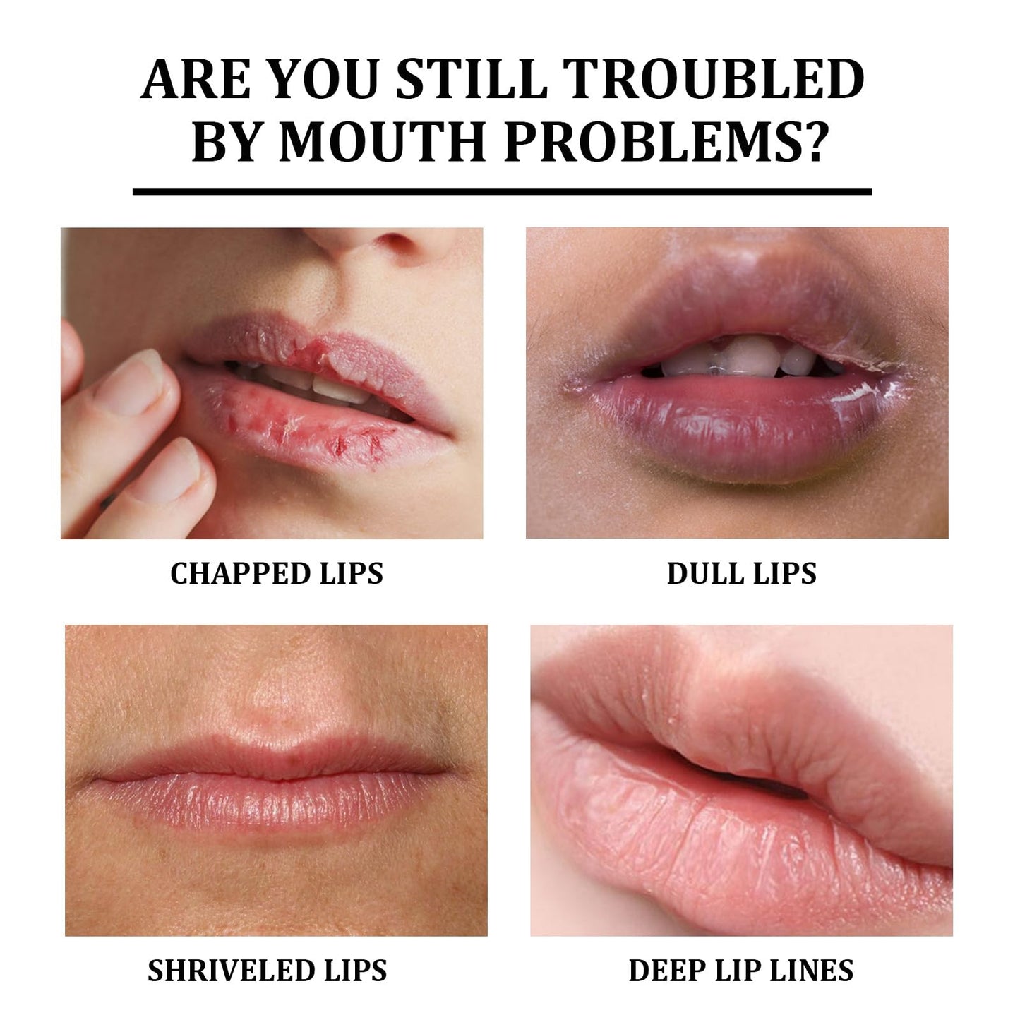 Siyinzu 2pcs Pro-Collagen Peptide Lip Gloss Balm,Plumping and Hydrating Lip Balm,Li/p Plumper Gloss,Li/p Ba/lm Stick,L/ip Repair Bal/m,L/ip Glow Oil,Lips Bal/m for Dry Cracked Lips