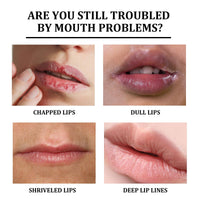Siyinzu 2pcs Pro-Collagen Peptide Lip Gloss Balm,Plumping and Hydrating Lip Balm,Li/p Plumper Gloss,Li/p Ba/lm Stick,L/ip Repair Bal/m,L/ip Glow Oil,Lips Bal/m for Dry Cracked Lips