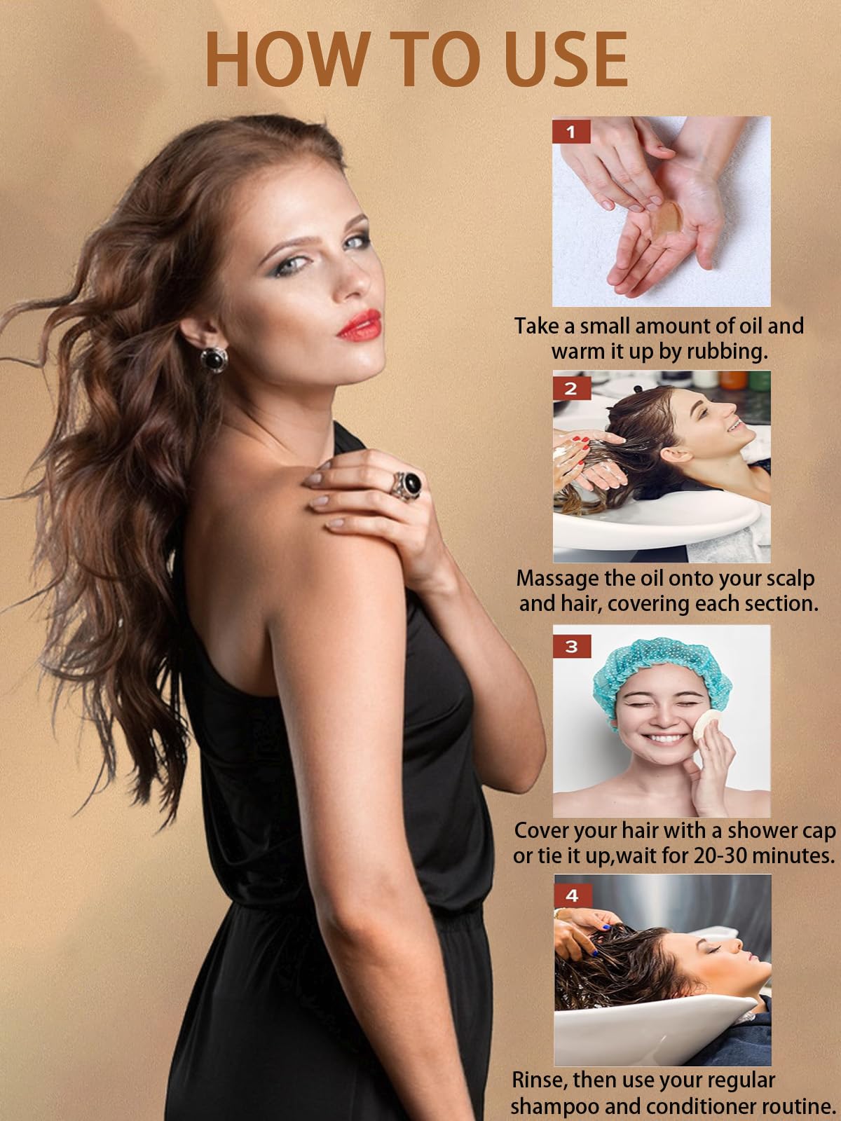 MYSHELL 100% Raw Batana Oil for Hair Growth, Unrefined Dr. Sebi Batana Oil from Honduras, Prevents Hair Loss, Natural and Pure Hair Growth Oil, Hair Treatment for Curly Hair,Enhances Hair Thickness