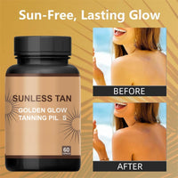 Fankayi Sunless Tanning Pi/Lls,Safe & Long-Lasting Enhances Natural Tan,Promotes Natural Skin Tone,Nourishing and Moisturizing,Tans Without Sun for a Na/tural Glow,for Face & Body,Gradual Tan Moisturiser
