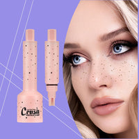 QinZiEn Faux Freckles Stamp,Freckle Pen,Natural Imitation Spots Pen,Freckle Stamp,Sun Freckled Makeup Marker,Faux Fre-ckles P-en,Soft Dot Spot P-en,Fre-ckle Tint,Makeup P-en,Fake Frec-kles,Fa-ux Freckles(01)