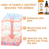 YUYUE-YY Vitamin C Serum, Face Serum for Women With 20% Vitamin C, Shinning & Antioxidant Serum, Powerful Antioxidant Protection, Brighter & Smoother Skin, includes Hyaluronic Acid for Women and Men