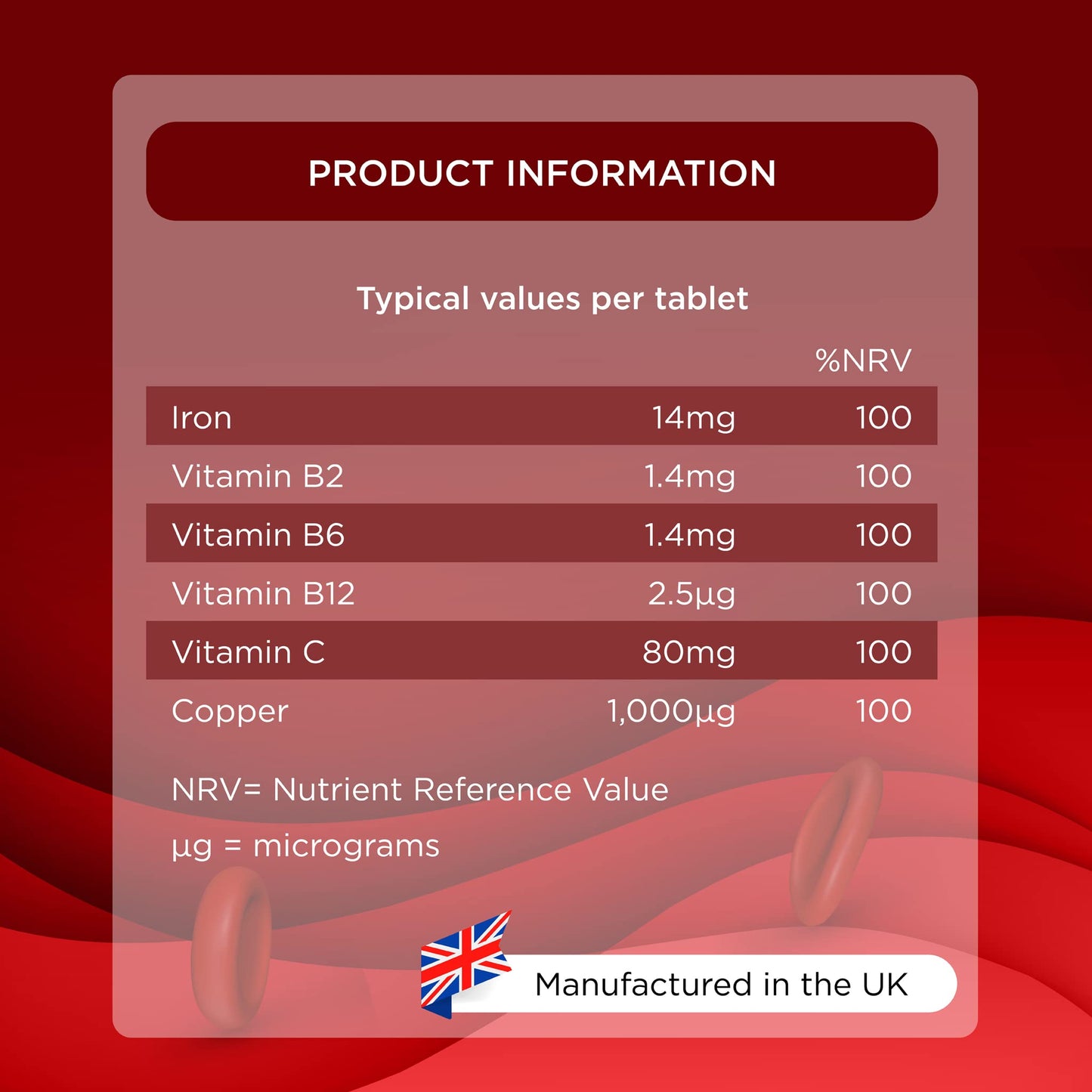 Healthspan IronCare (120 Tablets) | Added Vitamin C & B2, B6 & B12 | Stomach Friendly | Combats Tiredness & Fatigue | Supports Red Blood Cell Formation | Vegan