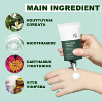 Heartleaf Silky Moisture Sun Cream Spf 50 Pa++++, Sunscreen Spf 50 Face Moisturiser For Sensitive Skin – Hydrating & Non-Greasy Face & Body Sunscreen, Korean Skincare, Low White Cast