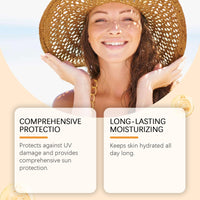 Fankayi Collagen Sunscreen SPF 90 PA+++,Ultra High Protection Sunblock Against UVA/UVB,Factor 90 Sun Cream Face Moisturiser,Ultra Light UV Protetion Face Sunscreen,Sunscreen Fa/ce,Factor 90 Sun Cream