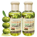 DMQ 2PCS Olive Vitamin E Skin Oil,Anti Dry Body Oil,Firming Face Oil and Serum,Face & Body Skincare.Vitamin E Olive Bodu Oil,Natural Body Massage Oil,Hydrating Body Oil for Dry Skin,Relieve Dryness-75ML