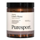 Puresport Lion's Mane Supplement | 60 Capsules | Lion's Mane Mushroom with 30% Polysaccharides | for The Brain Focus, Energy and Memory