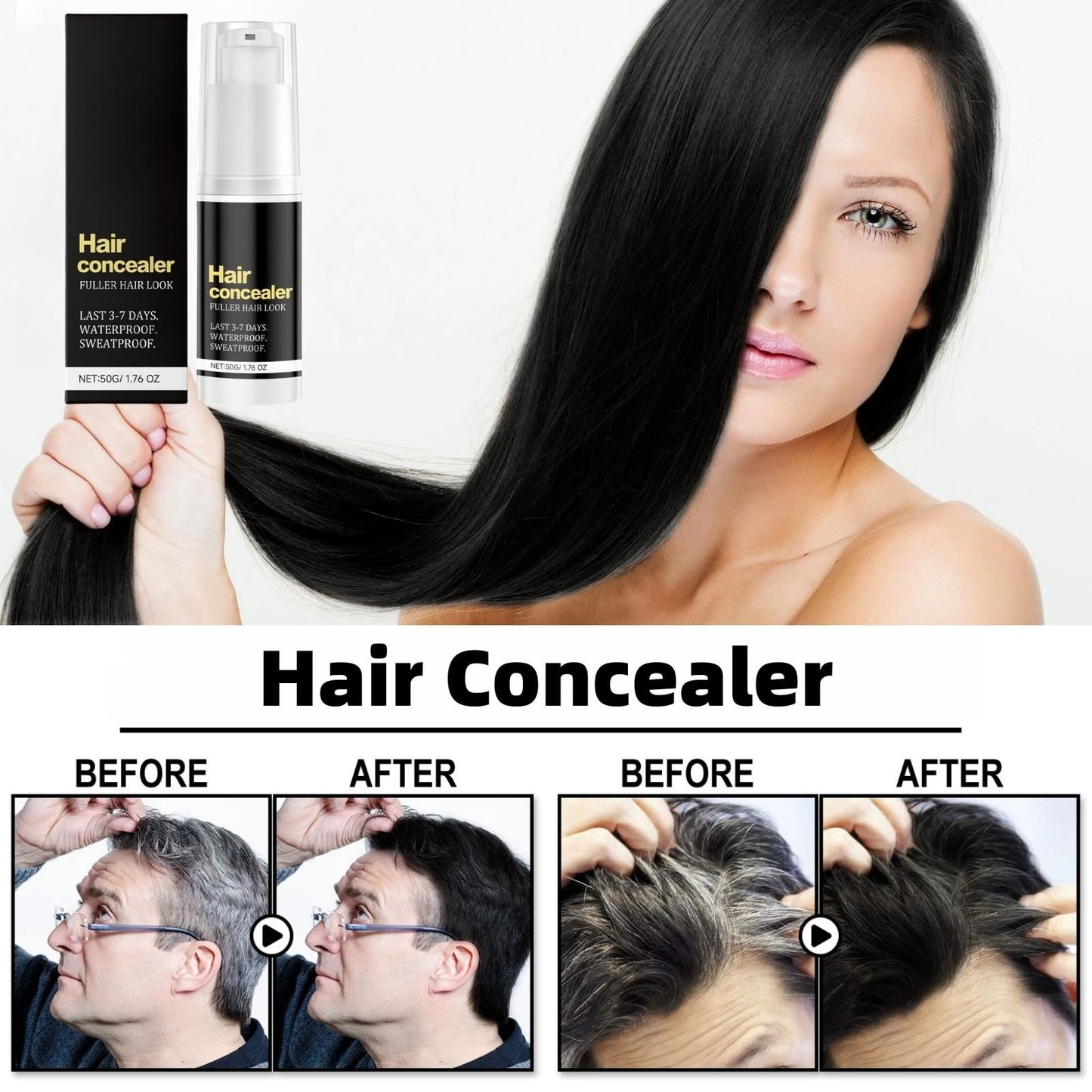 SingHao Hairfi/llup Hair Concealer,Hair Building Fibres for Thinning Hair,Hair fi/llup Hair Concealer,Professional Hair Building Fibres,Hair Loss Conce/aler,Ha/ir Fibers for Men,H/air Con/cealer for Men