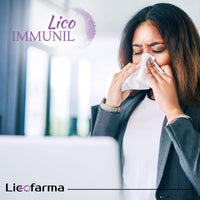 Licofarma Lico Immunil Immune System Support Supplement | Quercetin, Lactoferrin, Zinc, Lycopene | Natural Immune Support | Immune Booster | 30 Vegetables Caps