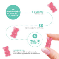Calcium Gummies for Kids - Healthy Bones & Teeth - Vegetarian - 1 Month Supply – Chewable Childrens Calcium Supplement – 30 Chewable Kids Vitamins – Infused with Vitamin D & K2- by Novomins