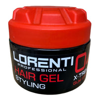 Lorenti Hair Styling Gel | Strong Hold, Edge Control Gum Effect Natural Shine 300ml (Red X-Treme Hold)