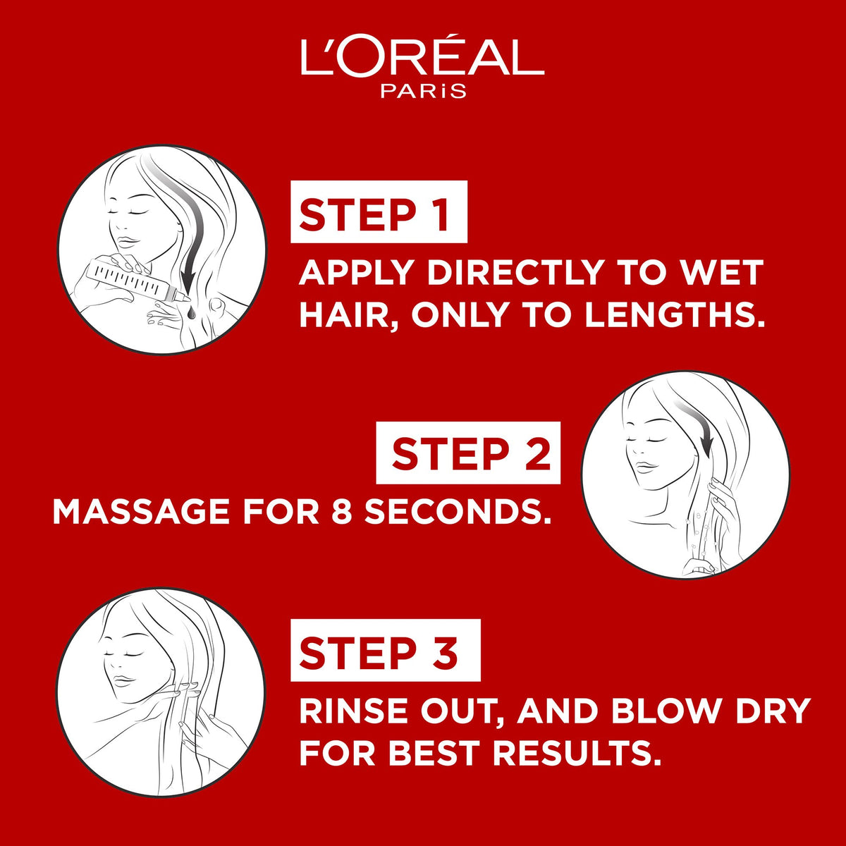 L'Oreal Paris L'Oréal Paris Wonder Water, Liquid Hair Conditioner by Elvive Colour Protect, 8 Second Hair Treatment for Damaged, Coloured Hair with Lamellar Technology, 200 ml