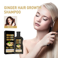 Ginger Shampoo, Ginger Hair Growth Shampoo, Anti Hair Loss Shampoo, Natural Organic Ginger Shampoo Promotes Hair Growth, Anti-dandruff & Anti-itching Ginger Shampoo for Hair Loss Women Men (1pcs)