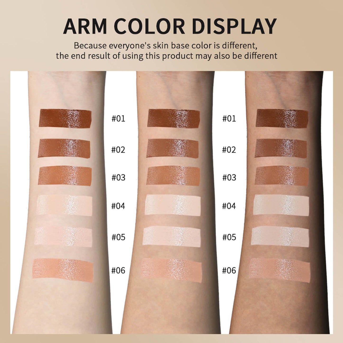 Generic Foundation Stick Beauty Balm Serum Boosted Skin Tint for Women - Skin Tint Moisturiser & Concealer for Face & Cheek - Foundation Balm Contour Stick for Dry Skin, Travel Size (#01)