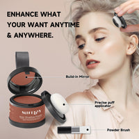 MIFELOY Root Cover Up Powder, Touch Up Hair Color for Grey, Roots Concealer for Beard Line Eyebrow, Instantly Coverage Dye for Thinning Grays Hairline, Shadow Conceals Hair Loss, Auburn