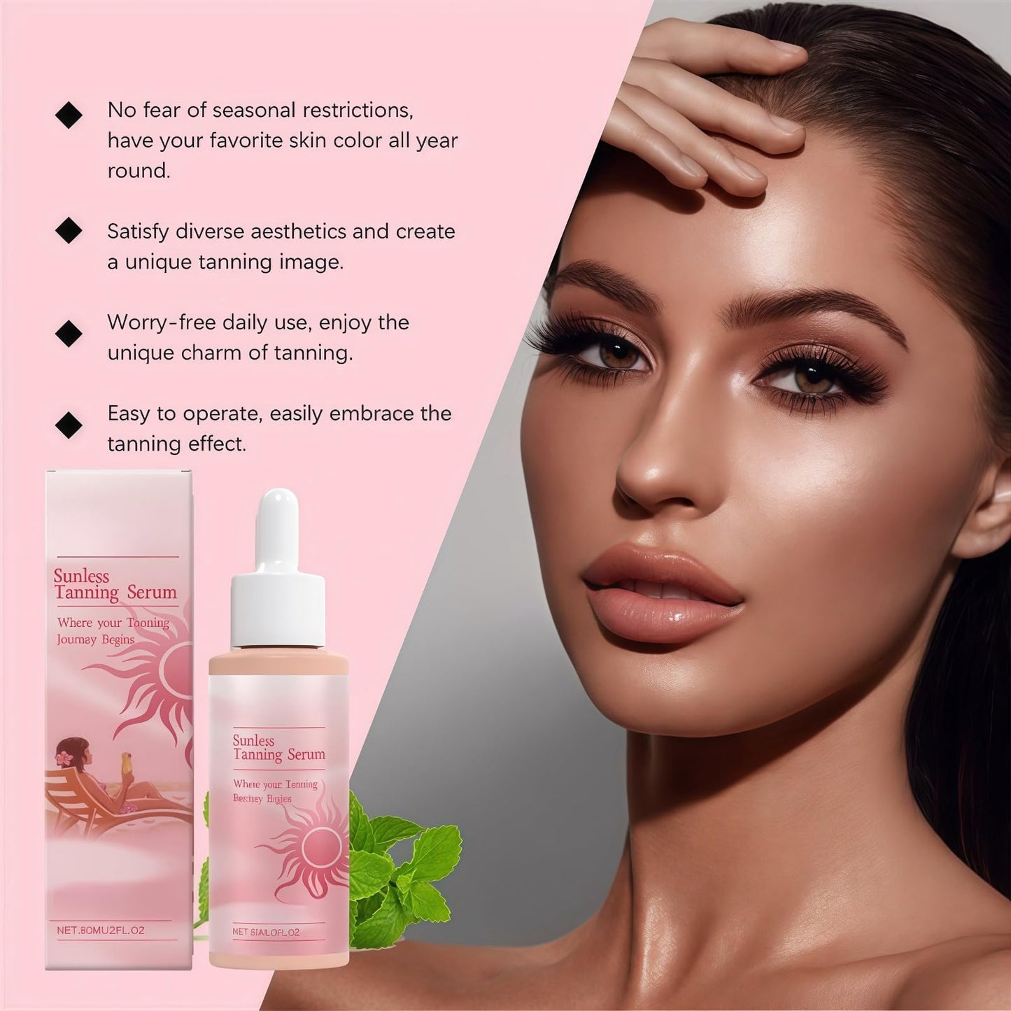 Sunless Tanning Drops,Enhancing Natural Skin Tone without the Sun Damage,for All Skin Types,T-an-ning Dro-ps,Tan-ning Oil,Tanning Moisturiser,T-an-ning Cream,Self Ta-n,Face T-an Dro-ps