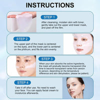 ALLILUYAA Bio Collagen Face Mask Overnight, Bio Collagen Real Deep Mask Overnight, Collagen Overnight Mask, Beauty Bio Collagen Mask, Bio-Collagen Deep Hydrating Overnight Mask(4 Sheets,ONE SIZE)