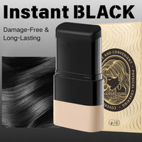 SHEBEEDO Safe and Convenient Hair Dye Comb, 2 in 1 Instant Black Hair Colour Root Touch-Up Stick with Comb Applicator for Gray Coverage,Safe and Convenient Portable Hair Dye Brush Applicator for Women & Men