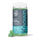 Known Vegan Creatine Gummies – 4500mg Creatine Monohydrate – Sour Apple Flavour – 60 Gummies 15 Days Supply – Third-Party Tested – Vegan Friendly