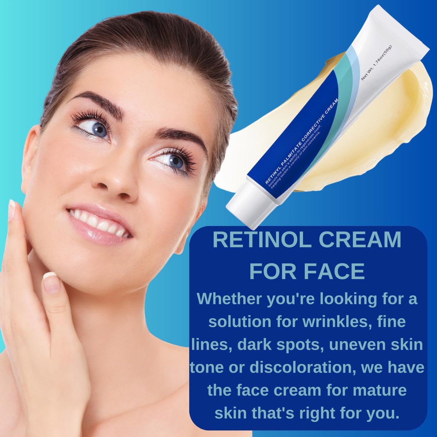 ISBEAUSOLS Vitamin A Retinol Cream - Face Cream For Women - Retinol Anti-Ageing Night Cream - Night Cream for Firmness, Hydration and Anti-Aging Benefits - Night Cream For Women Anti Aging 50 G