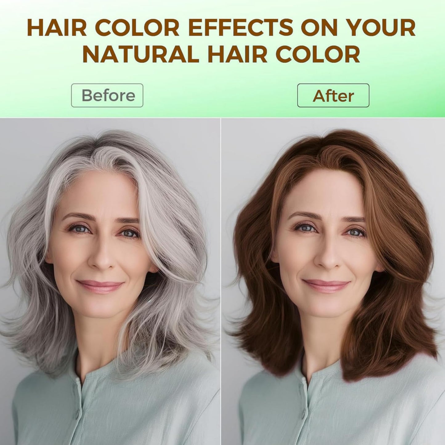 SingHao Polar Hair Dye Shampoo,3 in 1 Sha/mpoo for Color Treated Ha/ir,Nova Hai/r D/ye Sham/poo,Dark Brown Hai/r Dy/e Permanent,H/air D/ye Care,Ha/ir Care Instant Dy/e Shamp/oo,H/air Color Sh/ampoo#Dark Brown