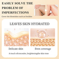 HERBINSOLS 2Pcs Leg Makeup Full Coverage - Body Concealer Waterproof No Transfer - Leg Makeup to Cover Veins - Long Lasting Body Foundation, Concealer Full Coverage (Light & Medium Colors)
