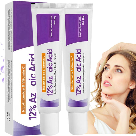 SingHao 2pcs Spot Cream,Acid 12% Facial Serum Cream,Azela-Ic Acid Face Cream,Night Cream Face Moisturiser,12% Ac/id Pimple Crea/m Spot Treatment,Azela-Ic Aci/d Serum for Face,Acne Treatment for Spo/t Prone