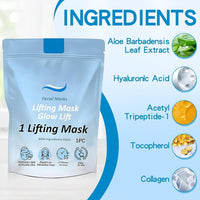 DAMIGHT 5Pcs Chinology Double Chin Lifting Mask, V-Line Lifting Mask, Anti Aging Collagen Face Masks, V Shape Face & Neck Sculpting Tape for Firming & Tightening Skin