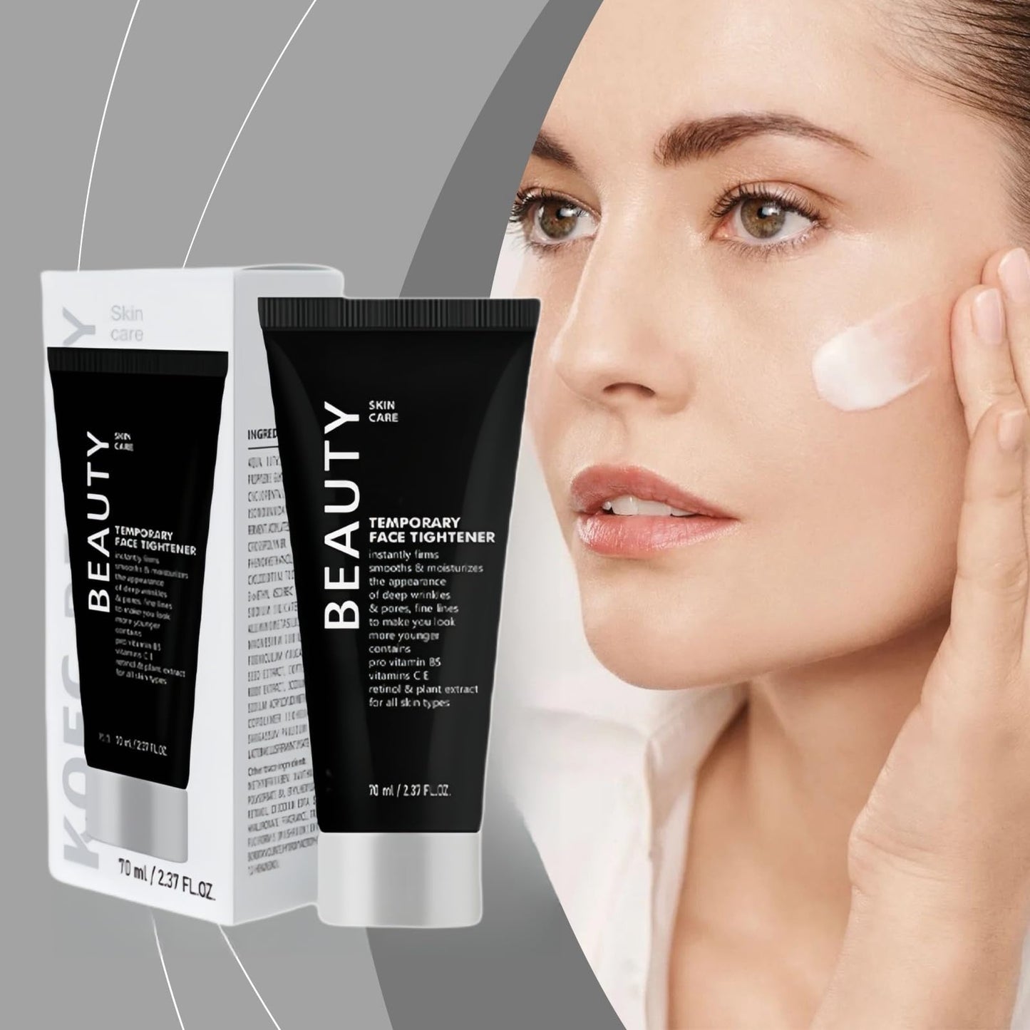 TONISABERY Instant Firms Temporary Face Tightener,Skin Tightening Cream for Face,Firming Face Cream,Skin Firming Cream,Anti Wrinkle Face Cream for Mature Skins,Fi-rming Cre-am to Reduce Fine Lines and Pores,70ml