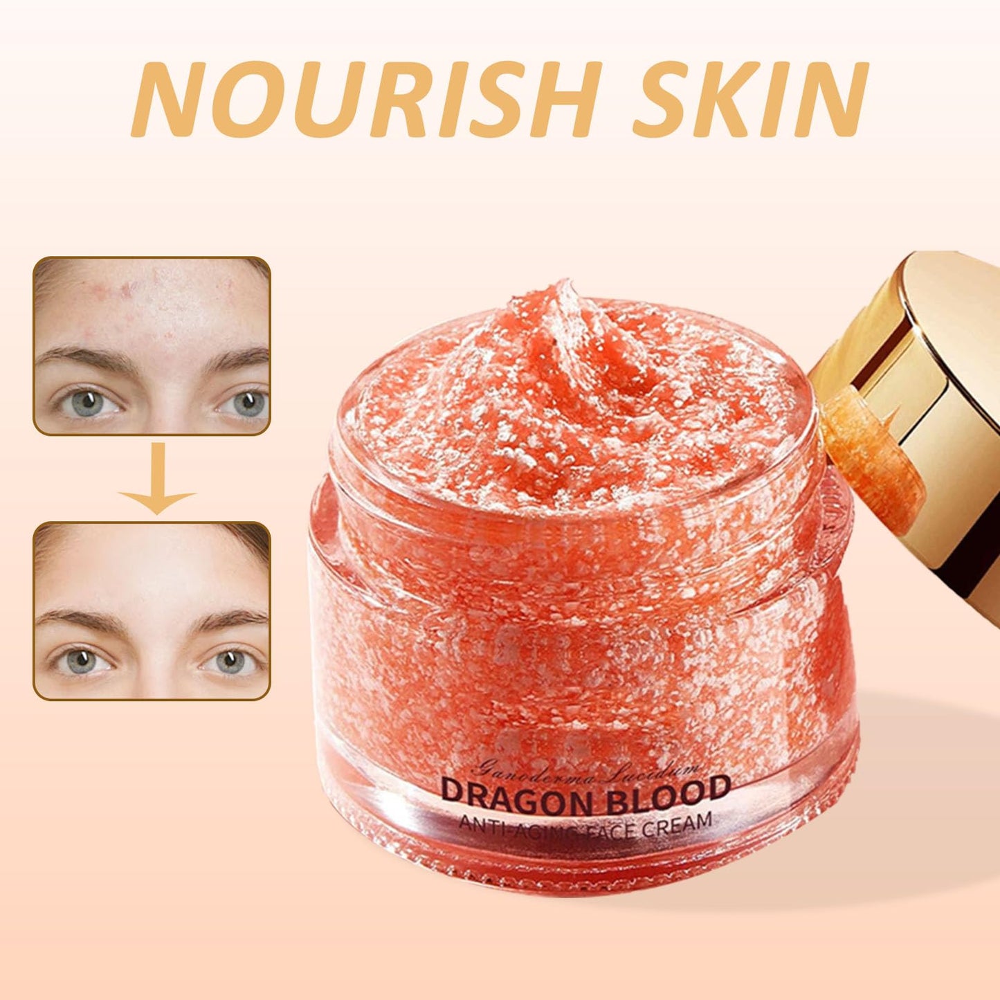 Neyeau Dragons Blood Facial Cream, Women Dragon Blood Cream, Dragon Blood Anti Aging Face Cream, Retinol Placenta Dragon Blood Cream, For Anti Wrinkle, Nourishing & Hydrating, For All Skin Types 50g