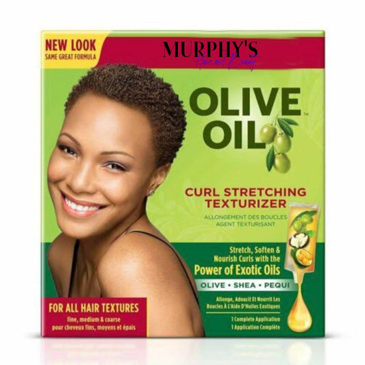 Generic MORS Olive Oil Curl Stretching Texturizer Kit For All Hair Textures (1 Application)