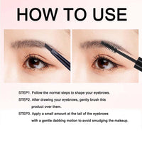 KKwoter Eyebrow Gel - Clear, Long-Lasting, Sweat-Resistant, Fast-Drying, Non-Sticky - for Flawlessly Styled Brows
