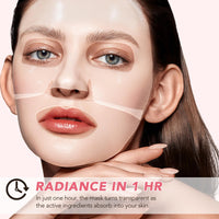 PLOBRT Collagen Face Mask, 4 Pack Collagen Mask, Hydrating Overnight Hydrogel Mask, Real Deep Hydration Collagen Face Masks, Elasticity Improvement