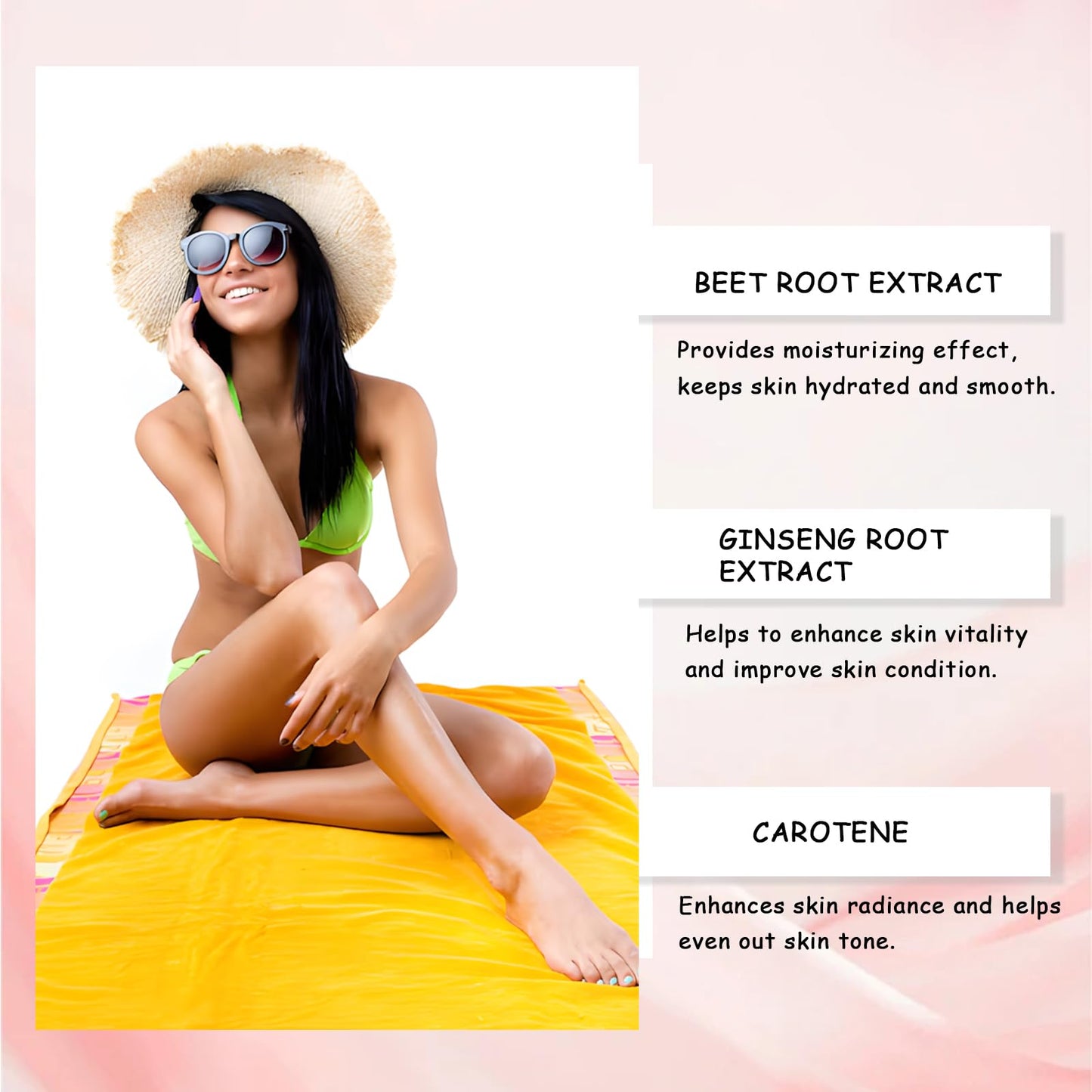 Guegine Self Tanning Drops 2 PCS Tanning Drops Enhances Natural Skin Tone Suitable for All Skin Types Naturally Promotes Melanin Production and Enhances Natural Skin Tone Not Drinkable
