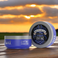 Zenix Hair Styling Wax STRONG & SHINE Aqua Wax 150 ml || Strong Hold Hair Gel Wax || Edge Control for Men & Women || Long Lasting Hair Wax || Hair Shaper Wax (BLUE)