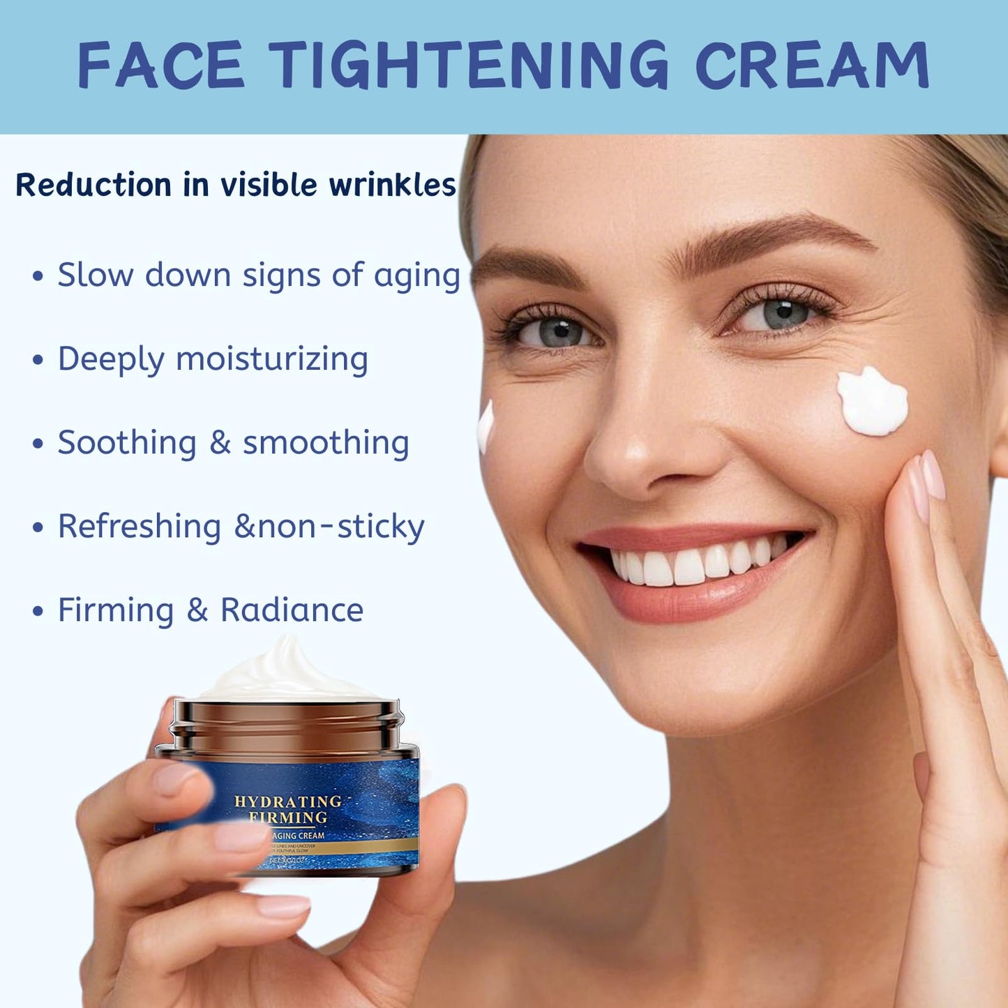 IZBEAUVO Olavitas Liquid Solution Anti-Aging Serum & Hydrating Firming Anti-Wrinkle Cream - Eye Cream