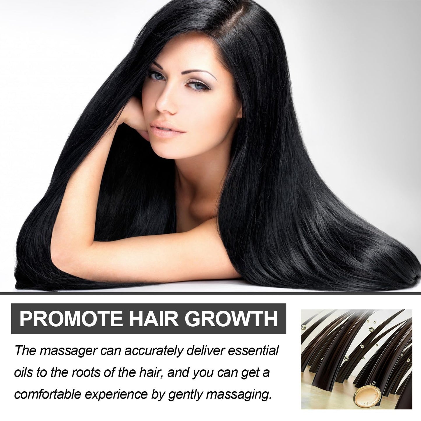 Oumun Deoxyribose Sugar Gel Hair Growth,Sugar Hair Growth Serums,Hair Serum for Hair Gro/wth,Hair Thickening Essence,Ha/ir Breakage Treatment,Ha/ir Oil for Dry Damaged Ha/ir,Deeply Nourish and Repair
