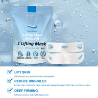 Bisienya 1 Piece Chinology Double Chin Lifting Mask Chin Mask Face Lifting Masks Nourishes the Skin, Tightens and Lifts the Face, Moisturizes and Hydrates, Creative Gift