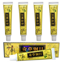 NLFOX 4PCS Chinese Body Cream - Soothing Skin Care Cream for Itchy Skin - Natural Plant Essences Face Cream for Dry Skin - Deep Hydration Body Moisturizer for Balancing Skin, Relieving Redness