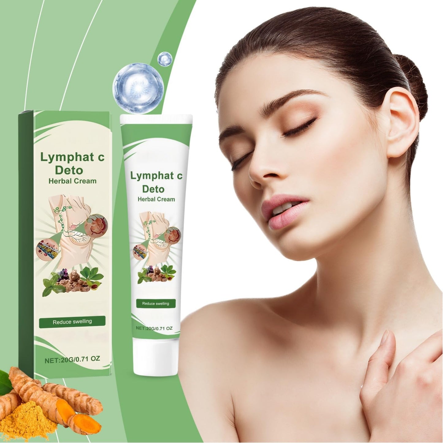 Lym/phatic De/tox Herbal Cream,Anti-Swelling Lotion for Neck Armpit,Lym/phatic Cream,Lymp/hatic Drainage Anti Ce/llulite Cream,An/ti Swelling Cr/eam,Skin Care Cre/am,Massage Cre/am for Neck Underarm