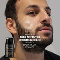 Gentlehomme Collagen Face Moisturizer for Men - Day & Night Facial Cream - Men's Anti-Aging, Moisturizing & Nourishing Moisturizer with Cucumber & Argan Oil - 1.8 oz.