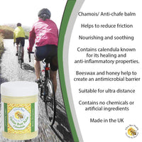 100% Natural Cyclist Chamois cream/Anti-chafe Balm with Honey 100ml