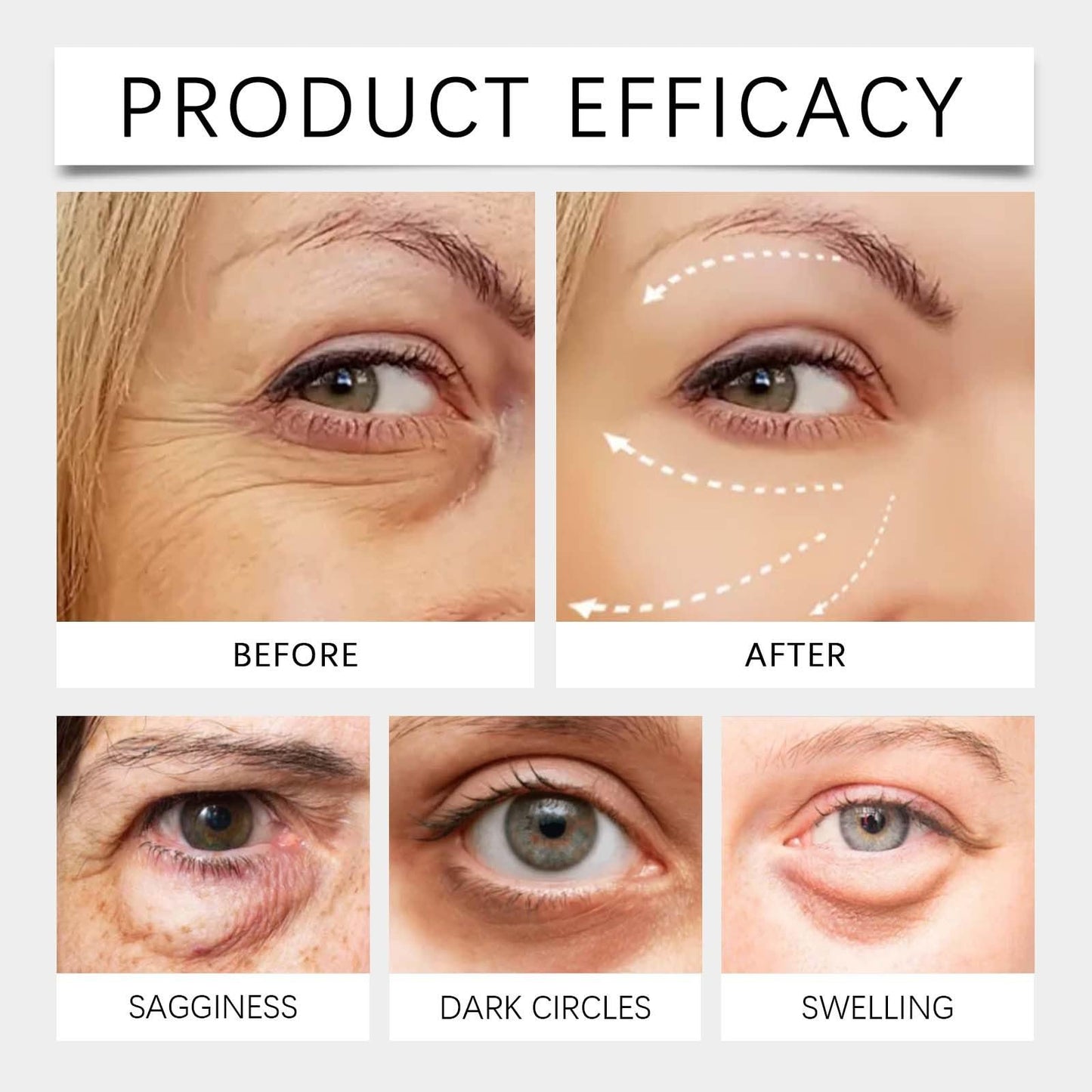 Lutein Eye Essence Oil,L/utein Anti-Wrinkle E/ssence O/il,E/ye Serum for Lines and Wrinkles,VC Lu/tein Essential Oil,Lutein Rollerball Essence,Under E/ye Cream Dark Circles,Eye Bags Remover Women