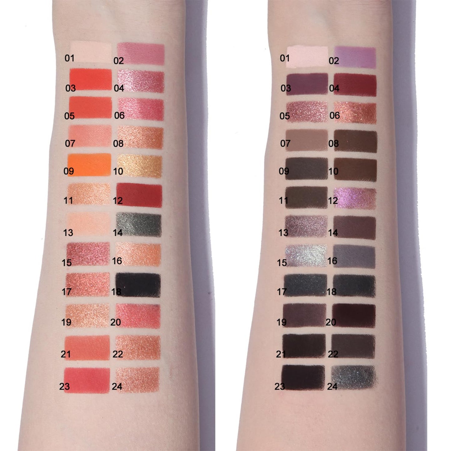 Generic 24 Color Leopard Print Eyeshadow Palette - Matte and Shimmer Shades Easy Blending Eyeshadow, Natural, Nude, Brown, and Smokey Makeup for Women Bold Party Look