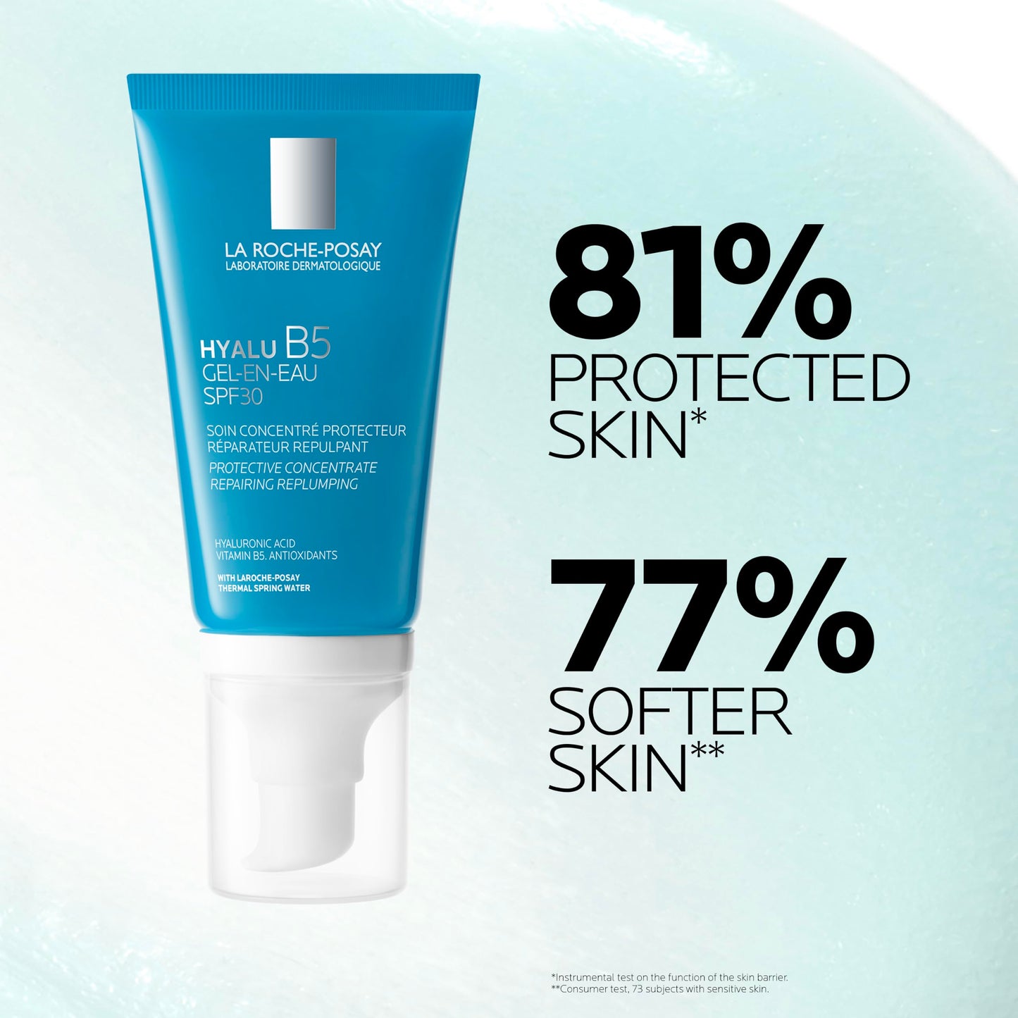 La Roche-Posay Hyalu B5 Aquagel SPF30, Plumping Moisturiser, 50ml