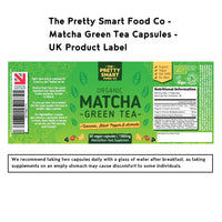 Green Tea Extract Capsules - Organic Matcha Green Tea Tablets - Boosted with Turmeric, Acerola Cherry & Black Pepper - 1360MG Complex - Green Tea Supplement - 60 Capsules - UK Made