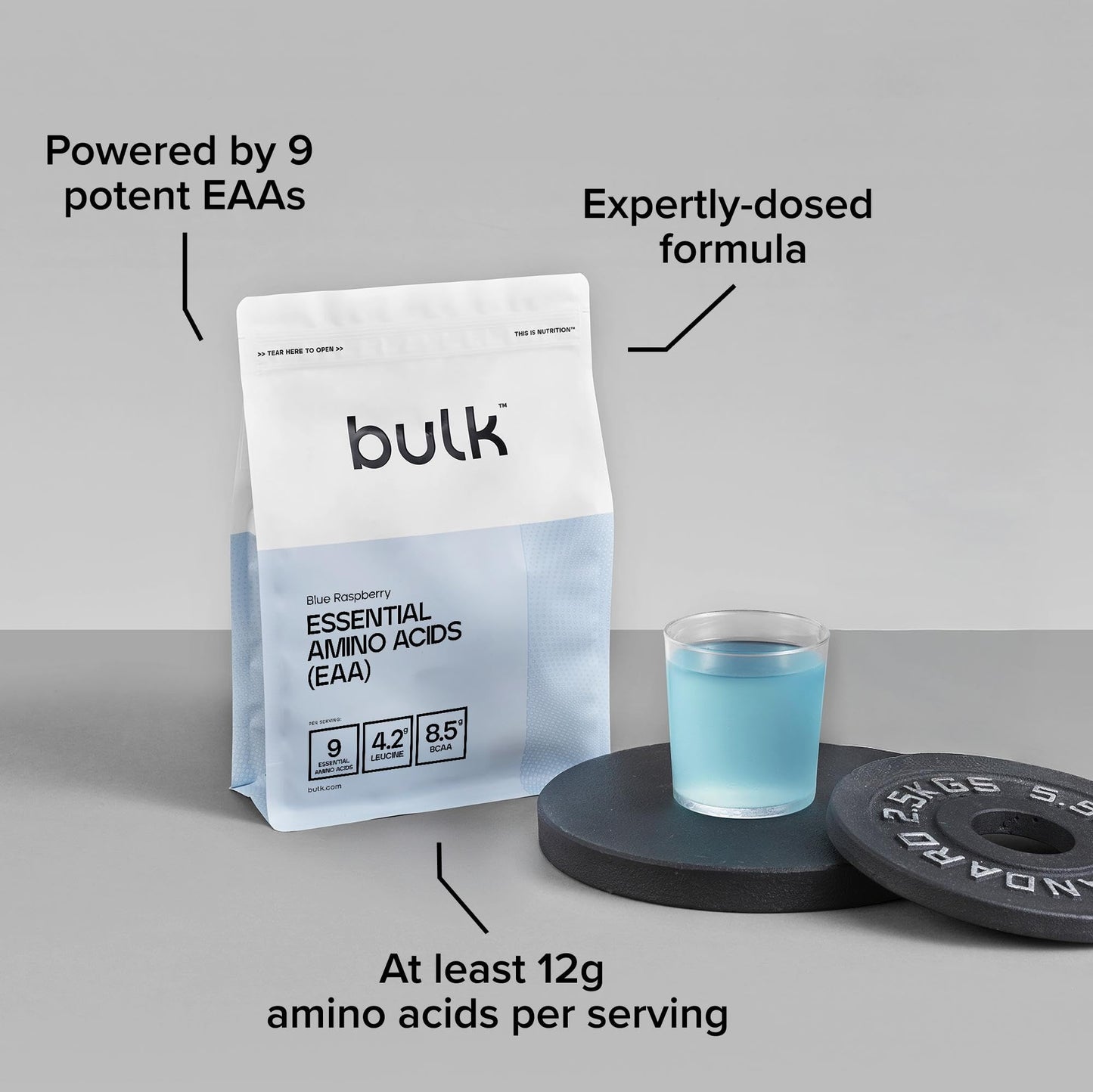 Bulk Pure Essential Amino Acids Powder, 100 g